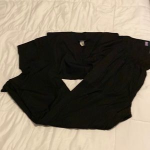 Cherokee Unisex Black Scrub Set